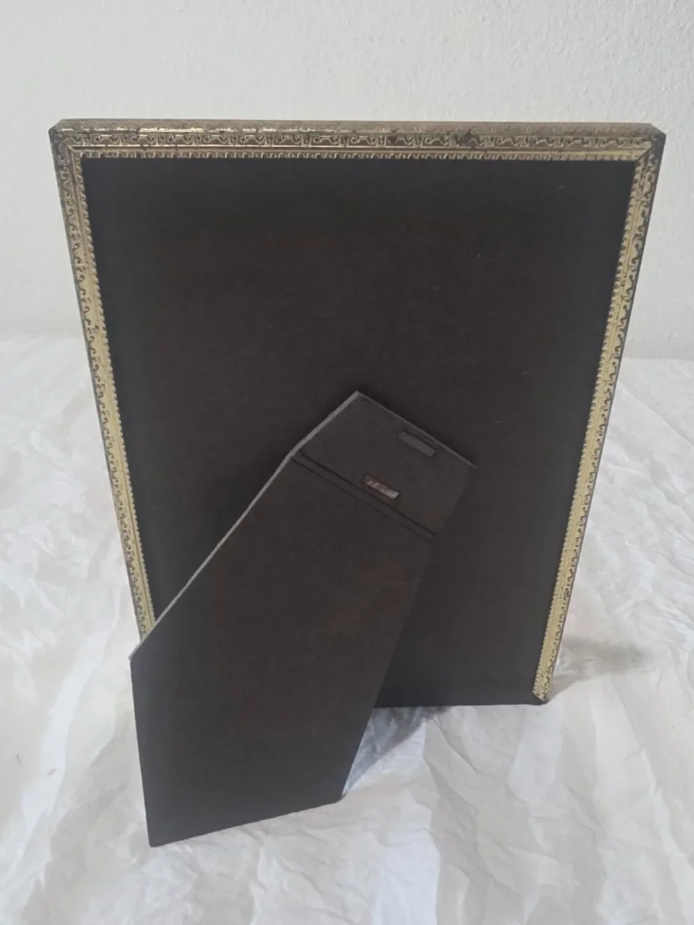 Vintage Gold Tone Metal Picture  Frame 4.5